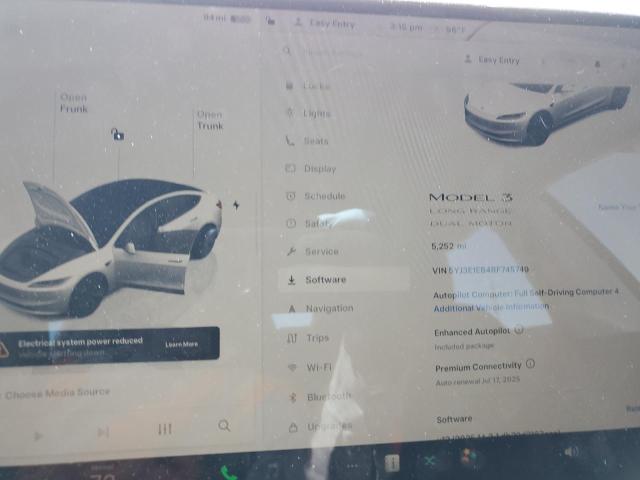 2024 TESLA MODEL 3 5YJ3E1EB4RF745749