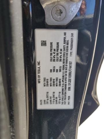 2020 TESLA MODEL 3 - 5YJ3E1EB9LF744197