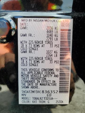 2015 NISSAN ROGUE S - 5N1AT2MT3FC836352
