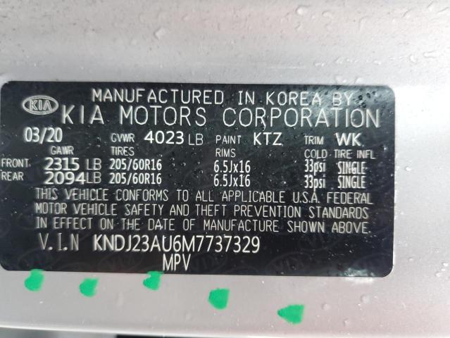 2021 KIA SOUL LX KNDJ23AU6M7737329