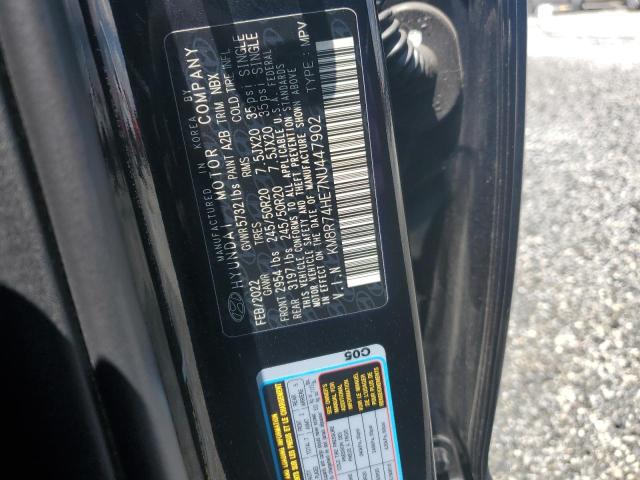2022 HYUNDAI PALISADE C KM8R74HE7NU447902