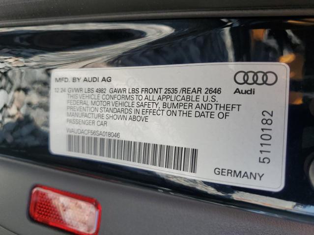 2025 AUDI A5 PREMIUM WAUDACF56SA018046