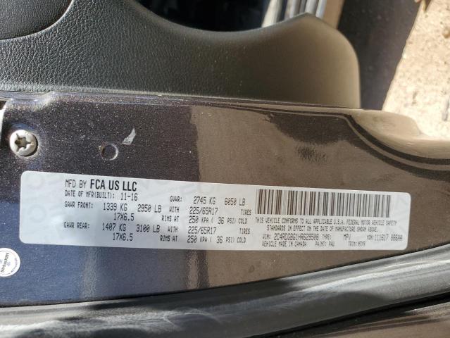 2017 DODGE GRAND CARA 2C4RDGBG1HR629508