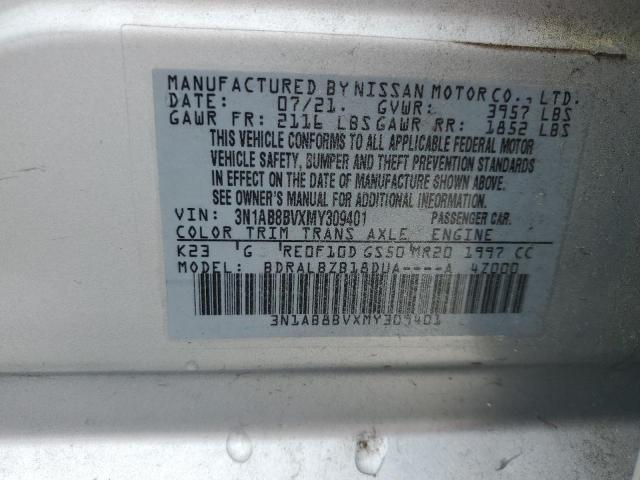 2021 NISSAN SENTRA S - 3N1AB8BVXMY309401