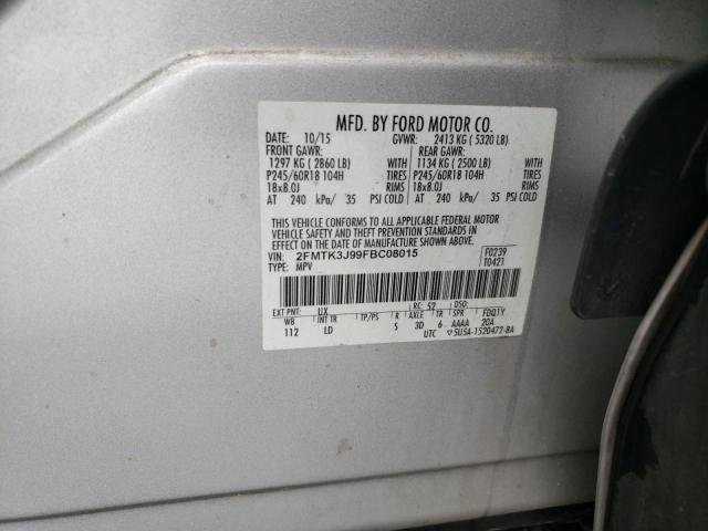 2015 FORD EDGE SEL - 2FMTK3J99FBC08015