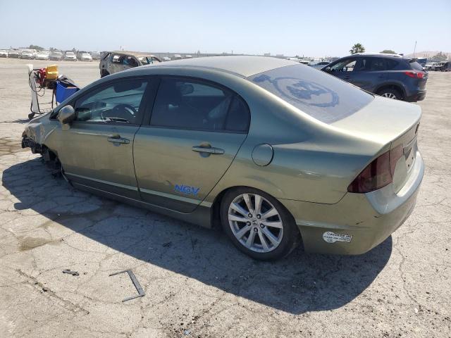 HONDA CIVIC GX 2009 green  compressed natural gas 1HGFA46559L001143 photo #3