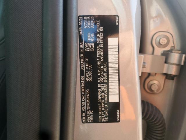2024 VOLVO S60 CORE 7JRL12TK6RG316320