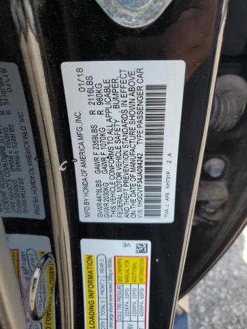 2018 HONDA ACCORD SPO 1HGCV1F34JA094242