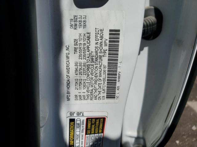 2020 ACURA RDX TECHNO 5J8TC1H56LL006187