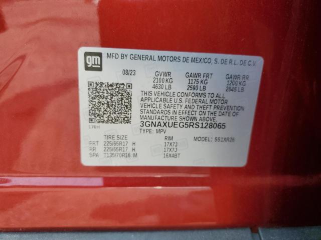 2024 CHEVROLET EQUINOX LT - 3GNAXUEG5RS128065