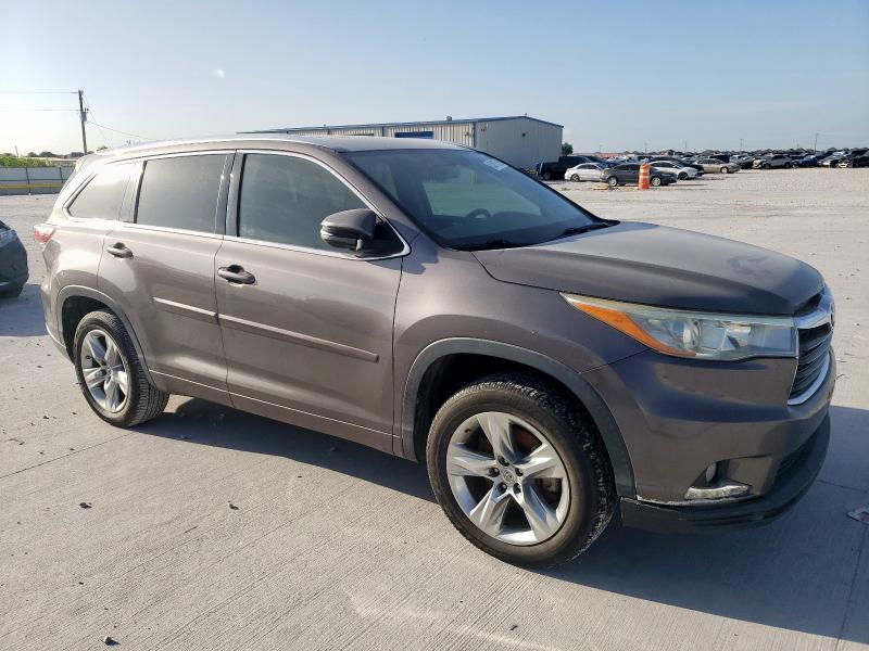 Vin: 5tdykrfh4fs103135, lot: 63017515, toyota highlander limited 20154