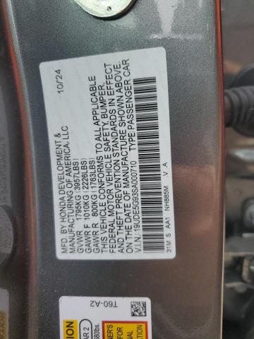2025 ACURA INTEGRA TY 19UDE5G93SA000710