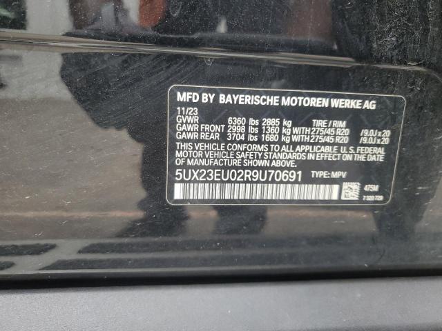2024 BMW X5 XDRIVE4 5UX23EU02R9U70691