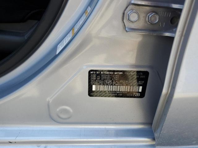 2021 MITSUBISHI MIRAGE ES ML32AUHJ3MH007836