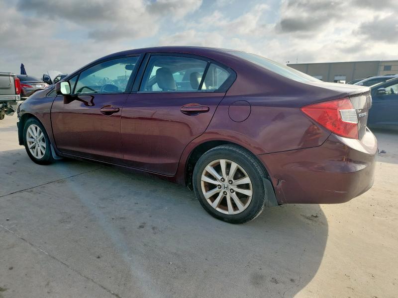 Vin: 19xfb2f99ce358568, lot: 61922625, honda civic exl 20122