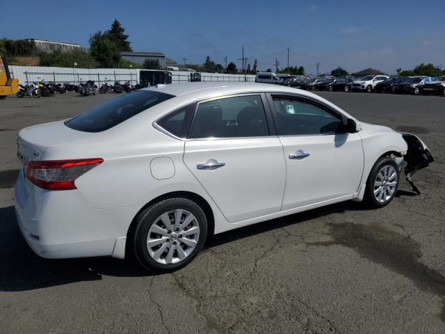 NISSAN SENTRA S 2015 white  gas 3N1AB7APXFL673296 photo #4