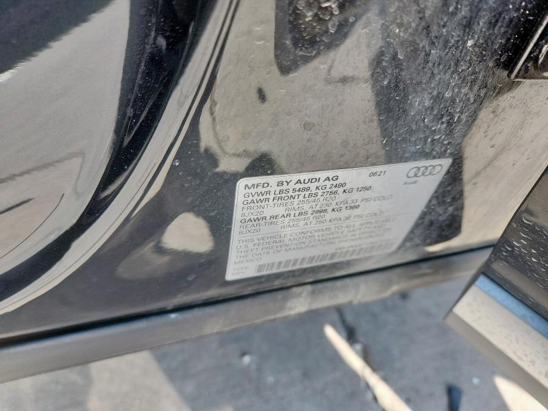 2021 AUDI Q5 PREMIUM WA1BAAFY2M2118077