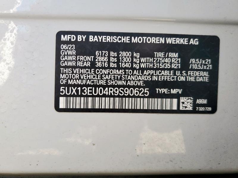 2024 BMW X5 SDRIVE 5UX13EU04R9S90625