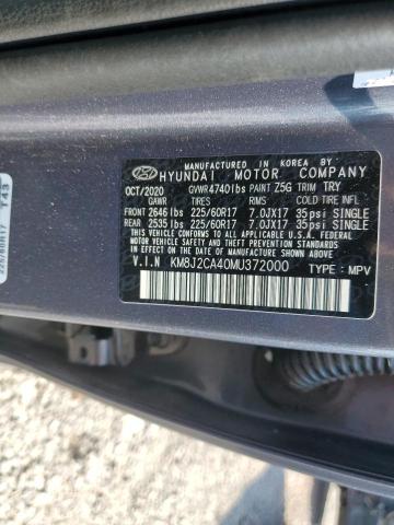 2021 HYUNDAI TUCSON SE - KM8J2CA40MU372000