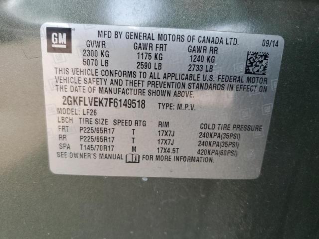 2015 GMC TERRAIN SL - 2GKFLVEK7F6149518
