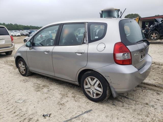HONDA FIT 2007 silver  gas JHMGD38457S004070 photo #3