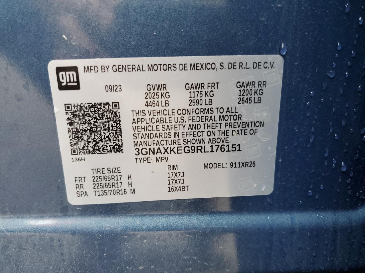 CHEVROLET EQUINOX LT