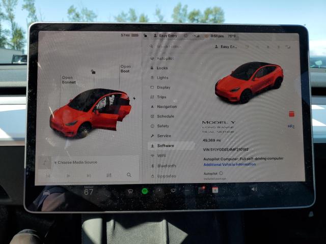 2021 TESLA MODEL Y 5YJYGDEE4MF210182