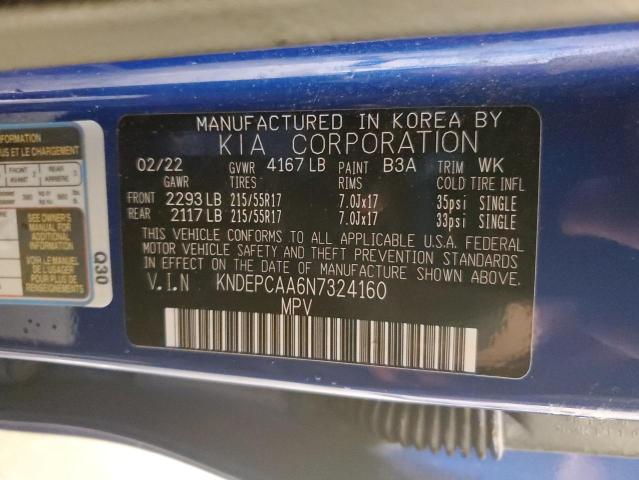 2022 KIA SELTOS LX KNDEPCAA6N7324160