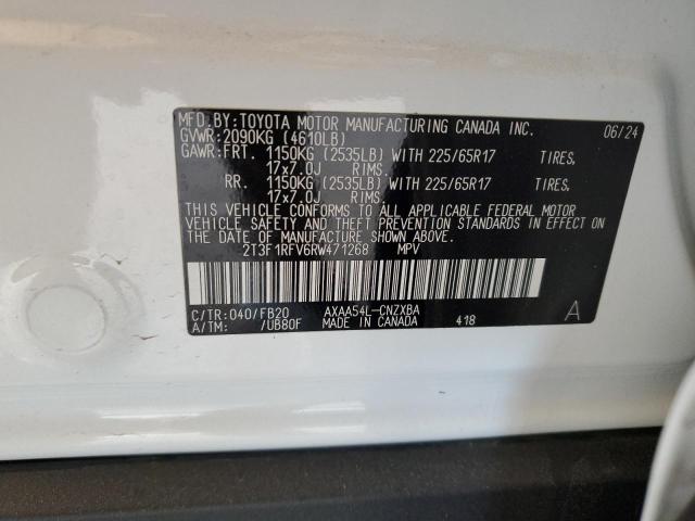 2024 TOYOTA RAV4 LE - 2T3F1RFV6RW471268