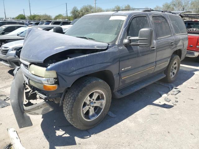 CHEVROLET TAHOE C150 2002 blue 4dr spor gas 1GNEC13T62J328360 photo #1
