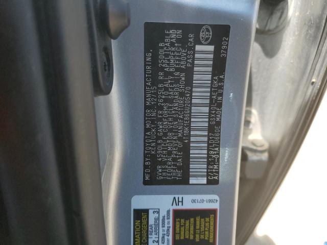 2016 TOYOTA AVALON XLE - 4T1BK1EB6GU205470