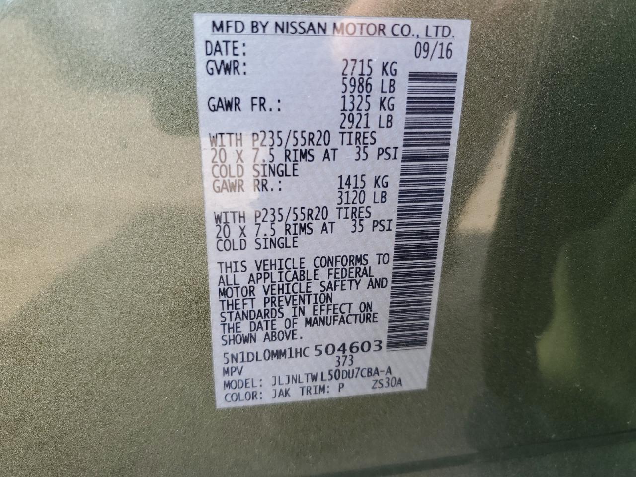 Infiniti Qx60 2017