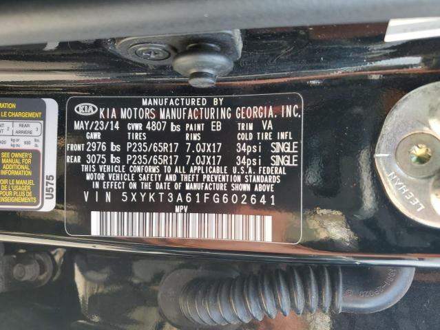 2015 KIA SORENTO LX - 5XYKT3A61FG602641