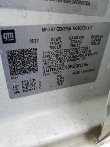 2023 GMC SIERRA K15 1GTRUAED8PZ321156