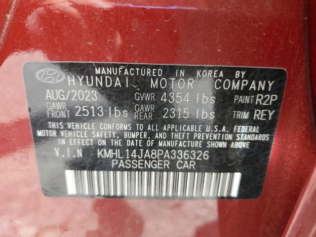 2023 HYUNDAI SONATA SEL KMHL14JA8PA336326