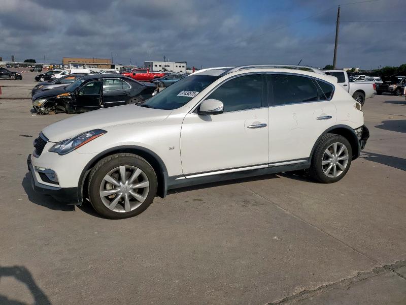 INFINITI QX50 2017 white  gas JN1BJ0RR1HM413771 photo #1