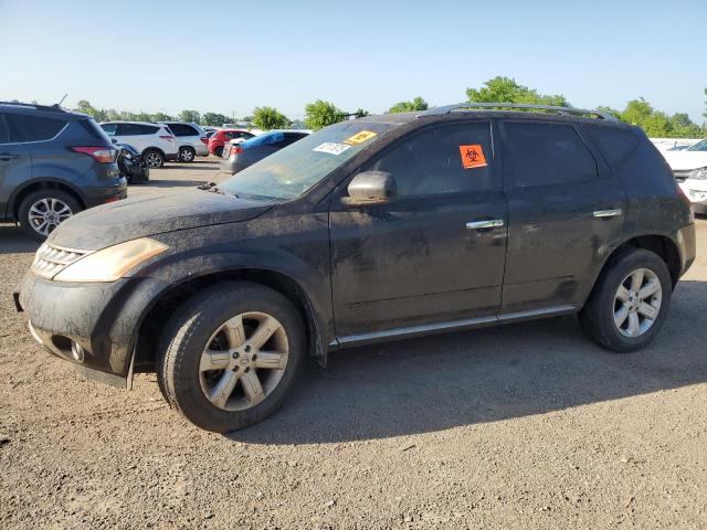 NISSAN MURANO SL 2007 black  gas JN8AZ08W57W606053 photo #1