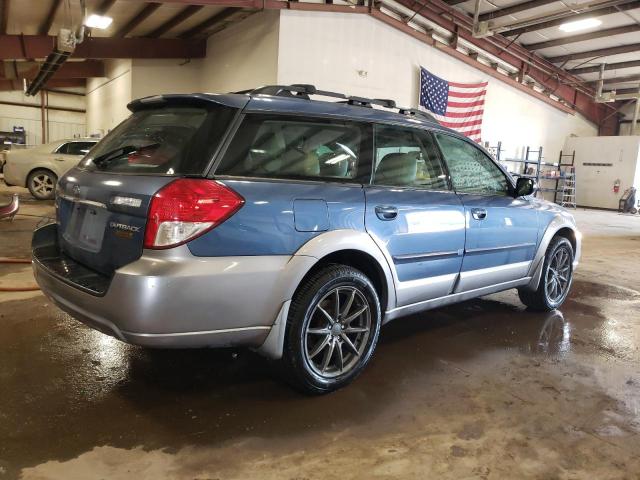 SUBARU OUTBACK 2. 2008 blue  gas 4S4BP62C087354193 photo #4