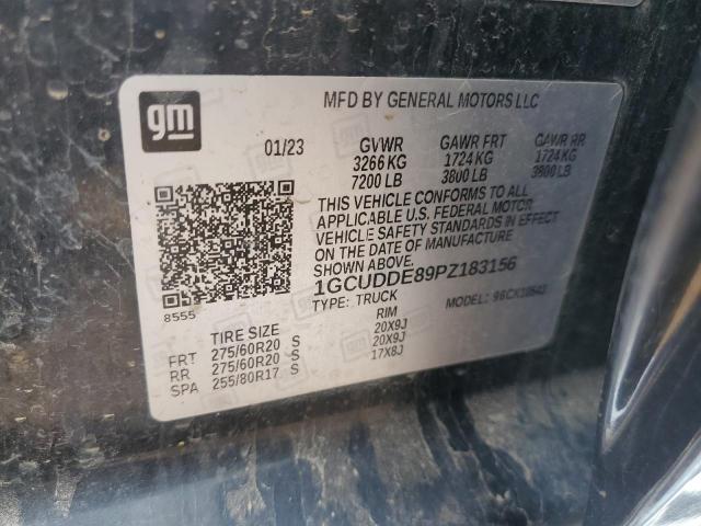 2023 CHEVROLET SILVERADO - 1GCUDDE89PZ183156