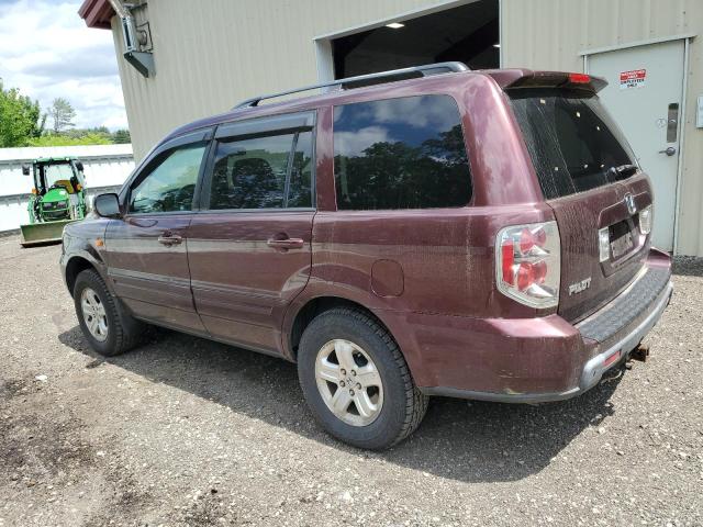 HONDA PILOT VP 2008 maroon  gas 5FNYF18208B041142 photo #3