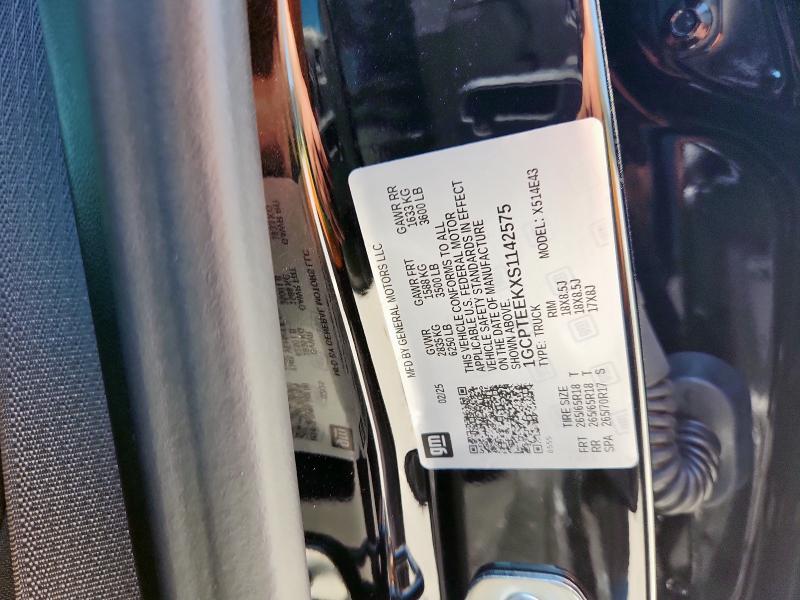 2025 CHEVROLET COLORADO T 1GCPTEEKXS1142575
