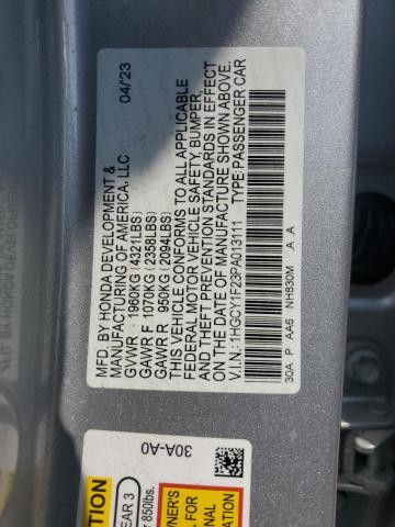 2023 HONDA ACCORD LX - 1HGCY1F23PA013111
