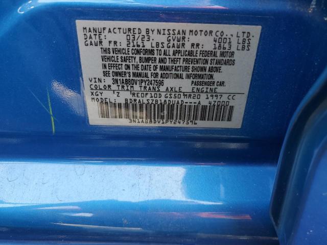 2023 NISSAN SENTRA SR 3N1AB8DV1PY247596