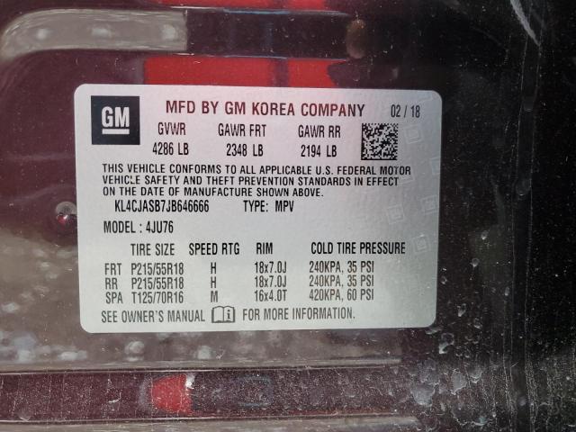 2018 BUICK ENCORE PRE - KL4CJASB7JB646666
