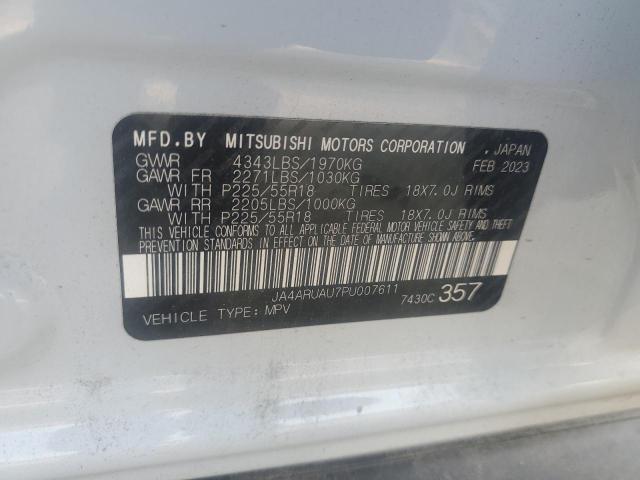 2023 MITSUBISHI OUTLANDER JA4ARUAU7PU007611