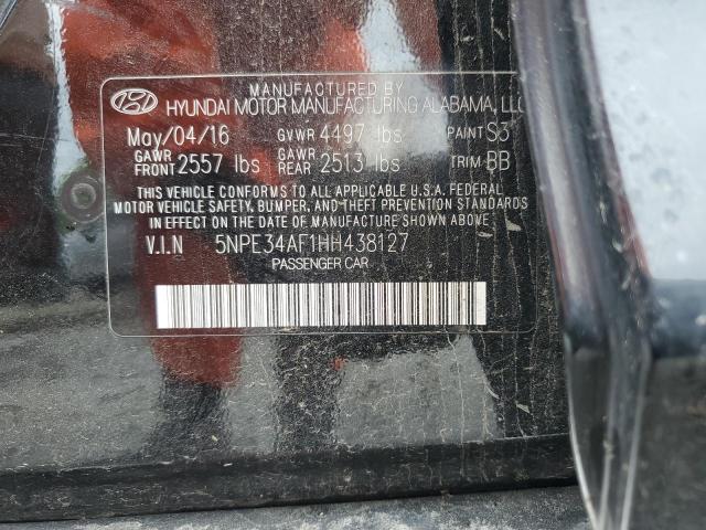 2017 HYUNDAI SONATA SPO 5NPE34AF1HH438127