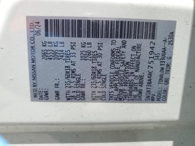 2024 NISSAN ROGUE SV - 5N1BT3BA4RC751942
