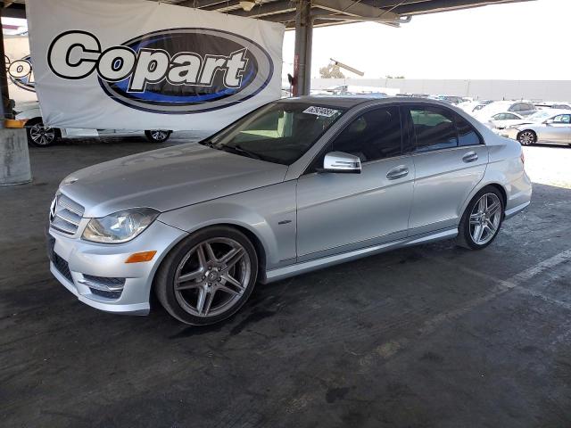 MERCEDES-BENZ C 250 2012 white  gas WDDGF4HB6CA607924 photo #1
