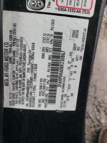 2011 FORD FUSION SE - 3FAHP0HA0BR230867
