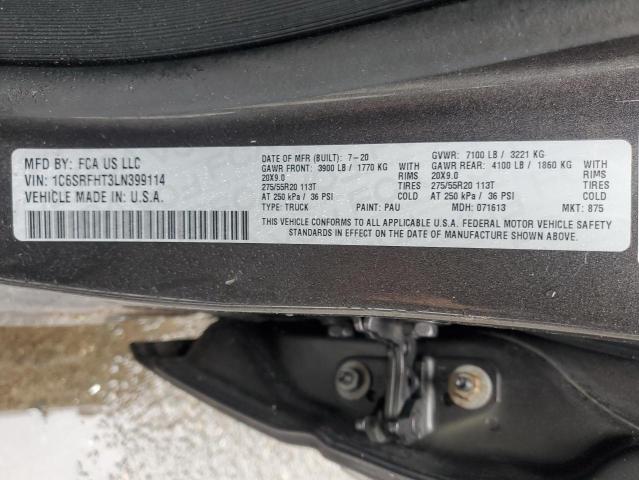 2020 RAM 1500 LIMIT - 1C6SRFHT3LN399114